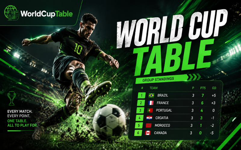 bet on world cup table